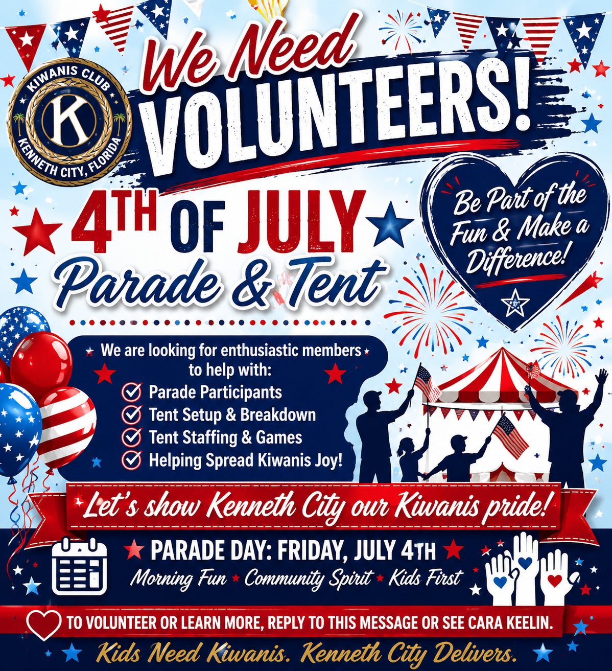 4th of July Volunteer Event
